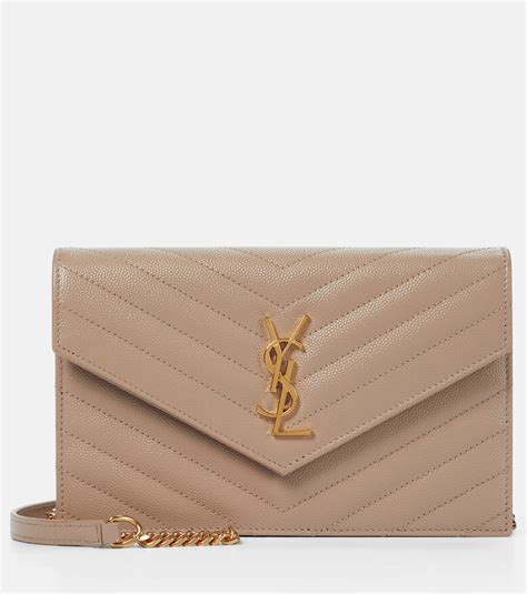 saint laurent wallet on chain|ysl cassandre envelope chain wallet.